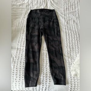 Worn once, camo workout leggings